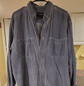 Vintage Eddie Bauer Corduroy Bitton Down